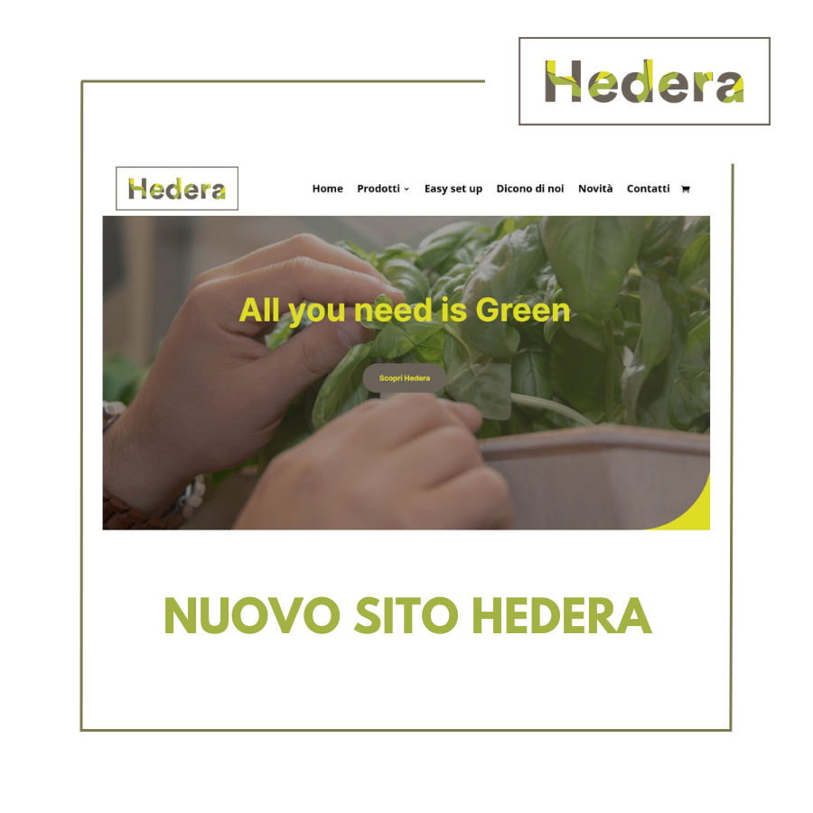 Il nuovo sito di HEDERA è online